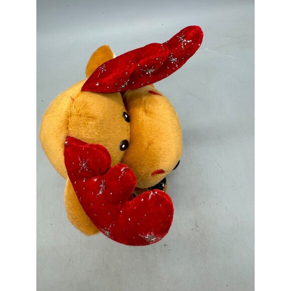 Christams T.L. Toys Plush Moose Toy With Festive Sweater & Scarf 11" Tall READ - Picture 5 of 7